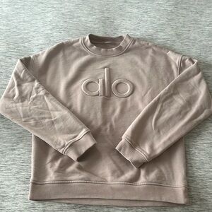 ALO Renown Heavy Weight Emblem Crew Neck Pullover
